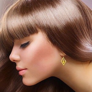 2.4 Carat 14K Solid Yellow Gold Euphoria Citrine Earrings