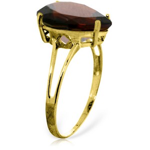 5 Carat 14K Solid Yellow Gold Nearly Not Bare Garnet Ring