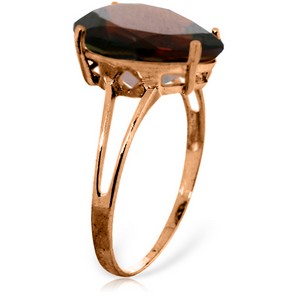 5 Carat 14K Solid Rose Gold Sensuality Garnet Ring