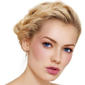14K Solid Rose Gold Leverback Earrings Rose Topaz