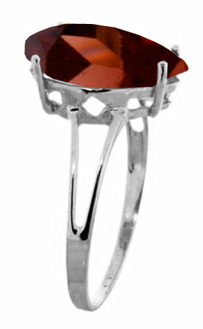 5 Carat Sterling Silver All About Love Garnet Ring