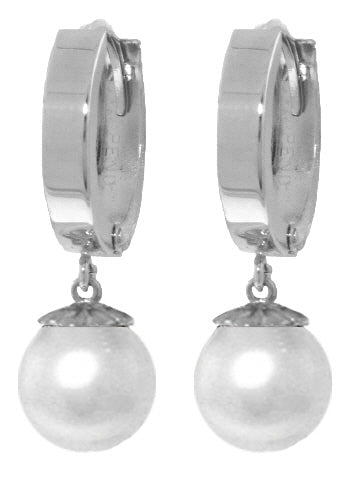 4 Carat Sterling Silver Preciousangel Pearl Earrings