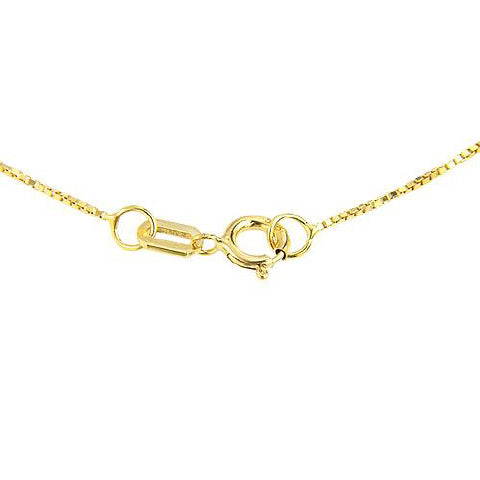 8.75 Carat 14K Solid Yellow Gold Distant Horizon Garnet Necklace