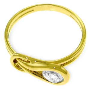 14K Solid Yellow Gold Ring 0.50 Carat Natural Diamond