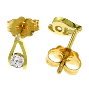 0.2 Carat 14K Solid Yellow Gold Another Sky Diamond Earrings