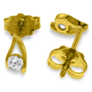 0.2 Carat 14K Solid Yellow Gold Another Sky Diamond Earrings