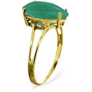 14K. Gold Ring w/ Natural Emerald